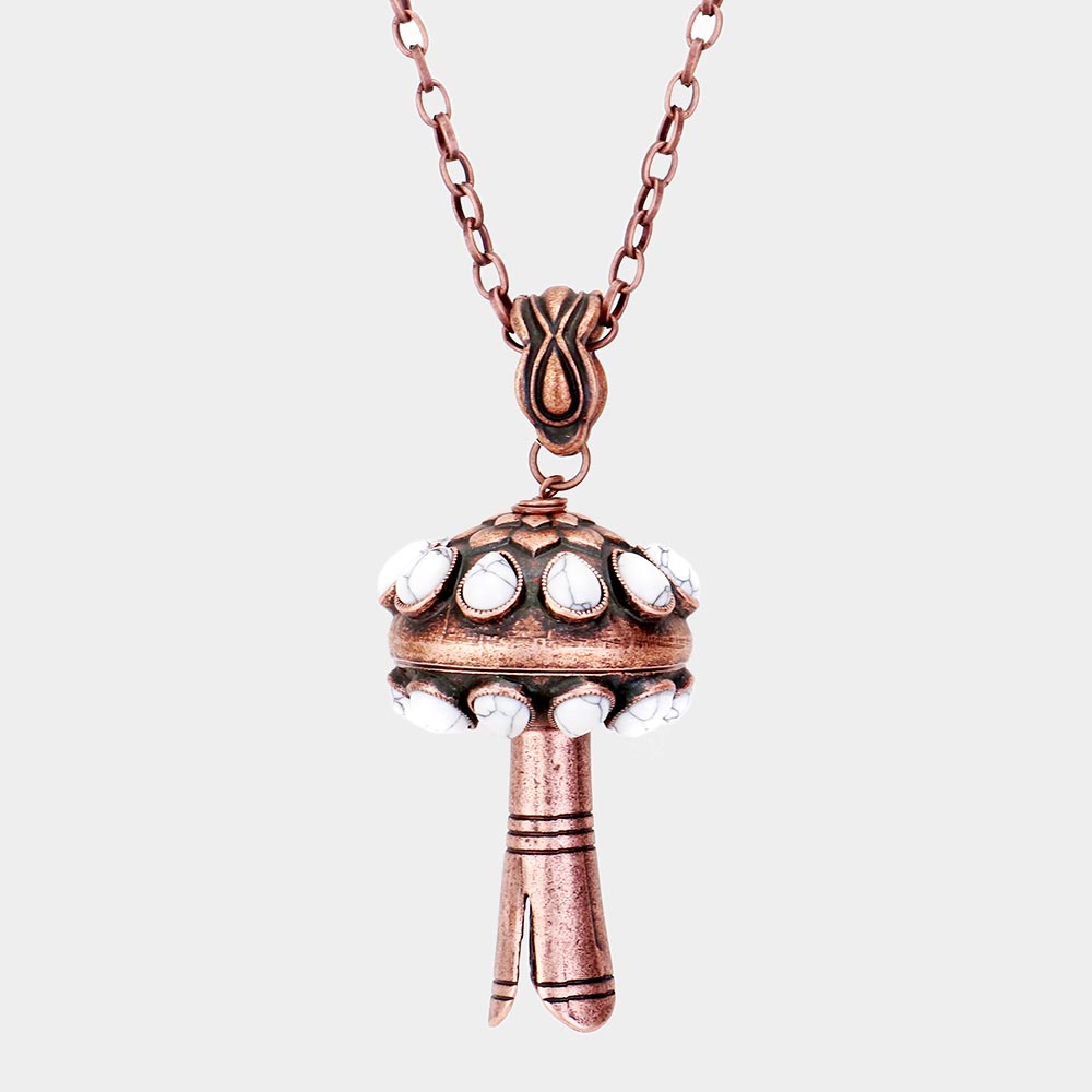The Single Squash Blossom Pendant, view 2
