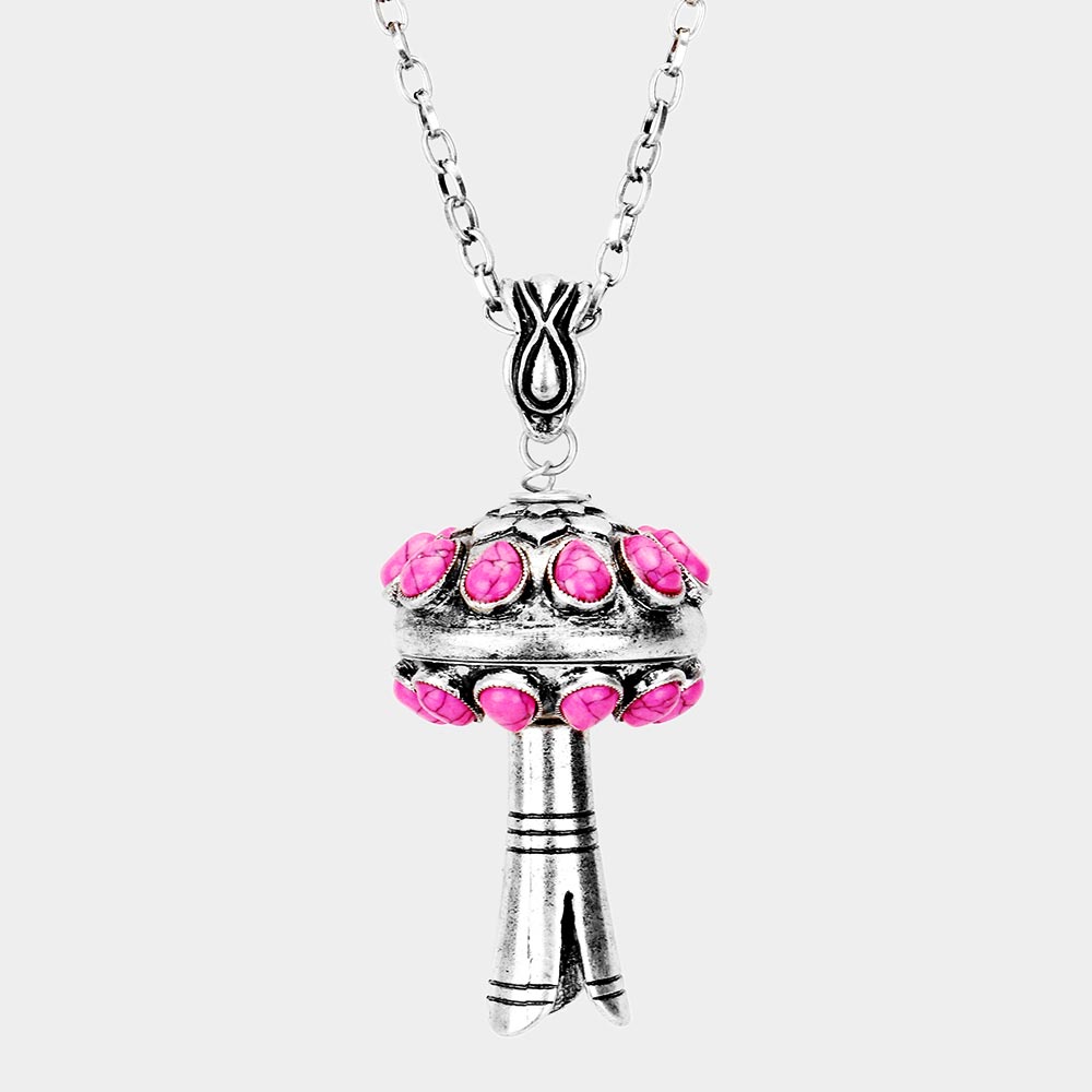 The Single Squash Blossom Pendant