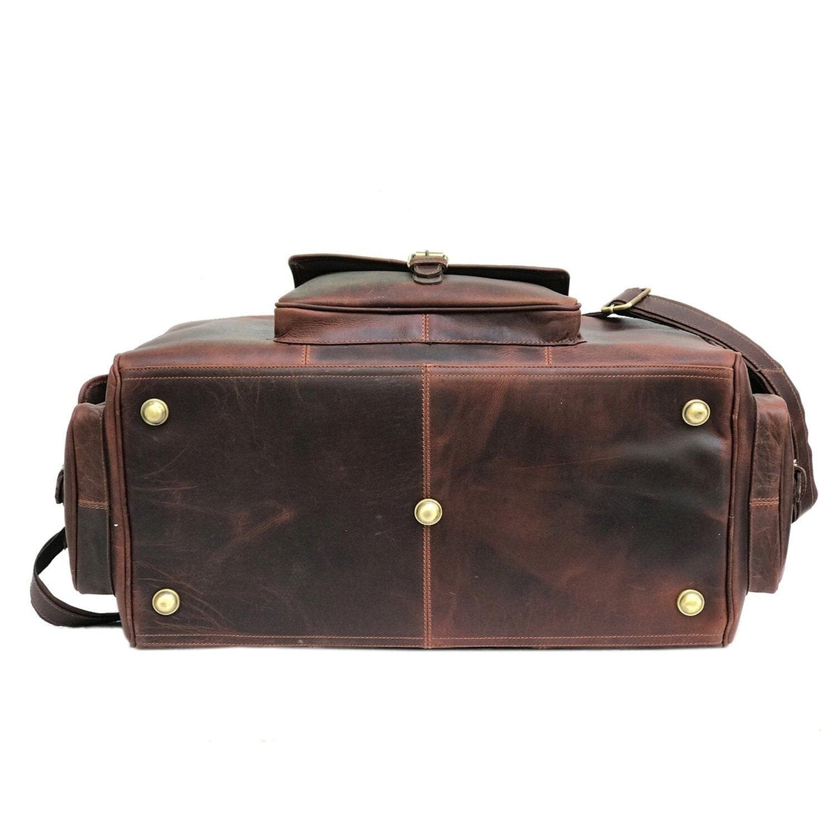 Richardson Leather Duffle by Classy Leather Bags
