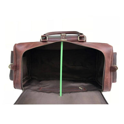 Richardson Leather Duffle by Classy Leather Bags, view 2