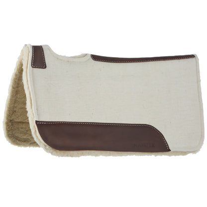 1-Inch Felt Roper Saddle Pad, Natural, view 2