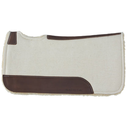 1-Inch Felt Roper Saddle Pad, Natural, view 3