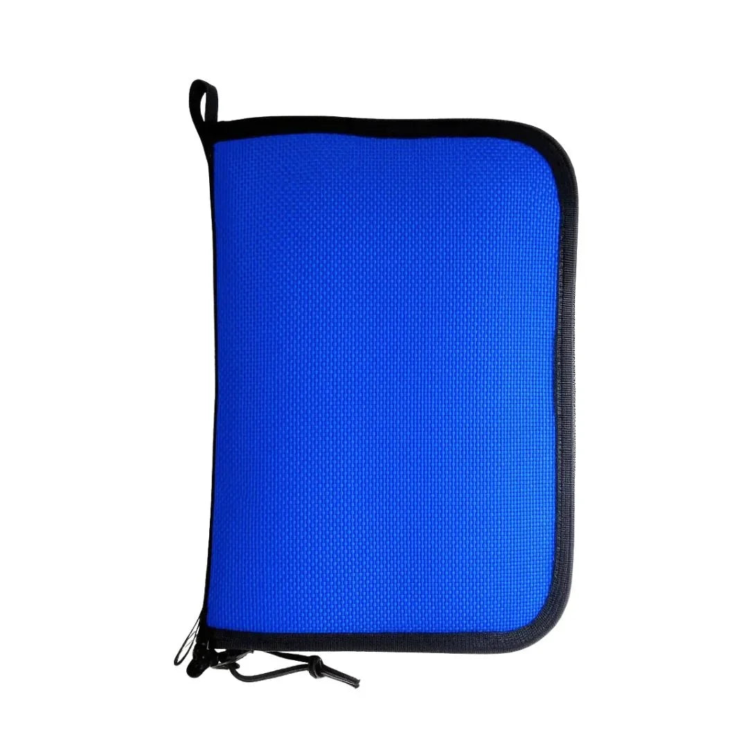 The Fire Hose Dopp Bag, blue and black fire hose