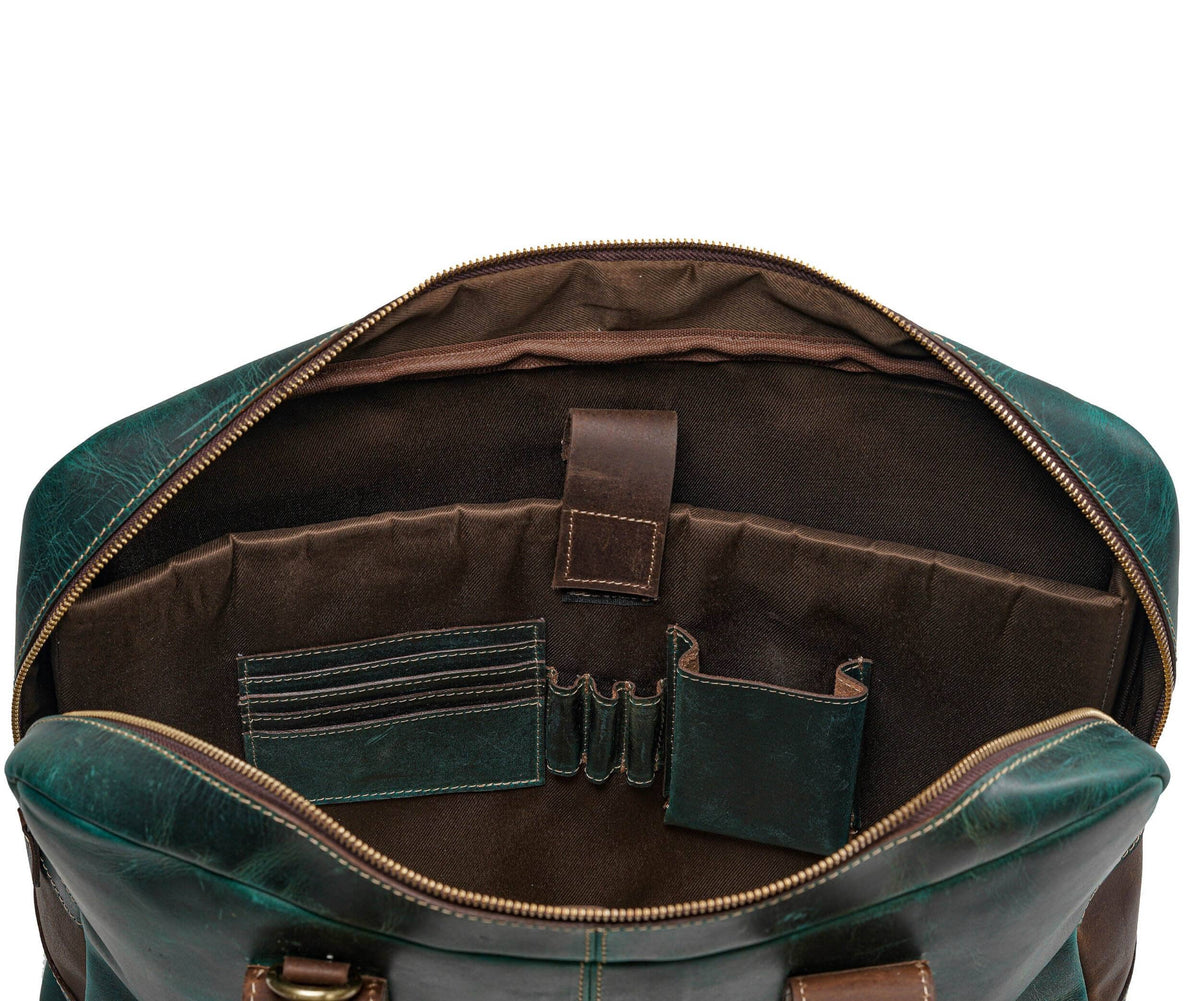 Jefferson Leather Briefcase by Classy Leather Bags, view 2