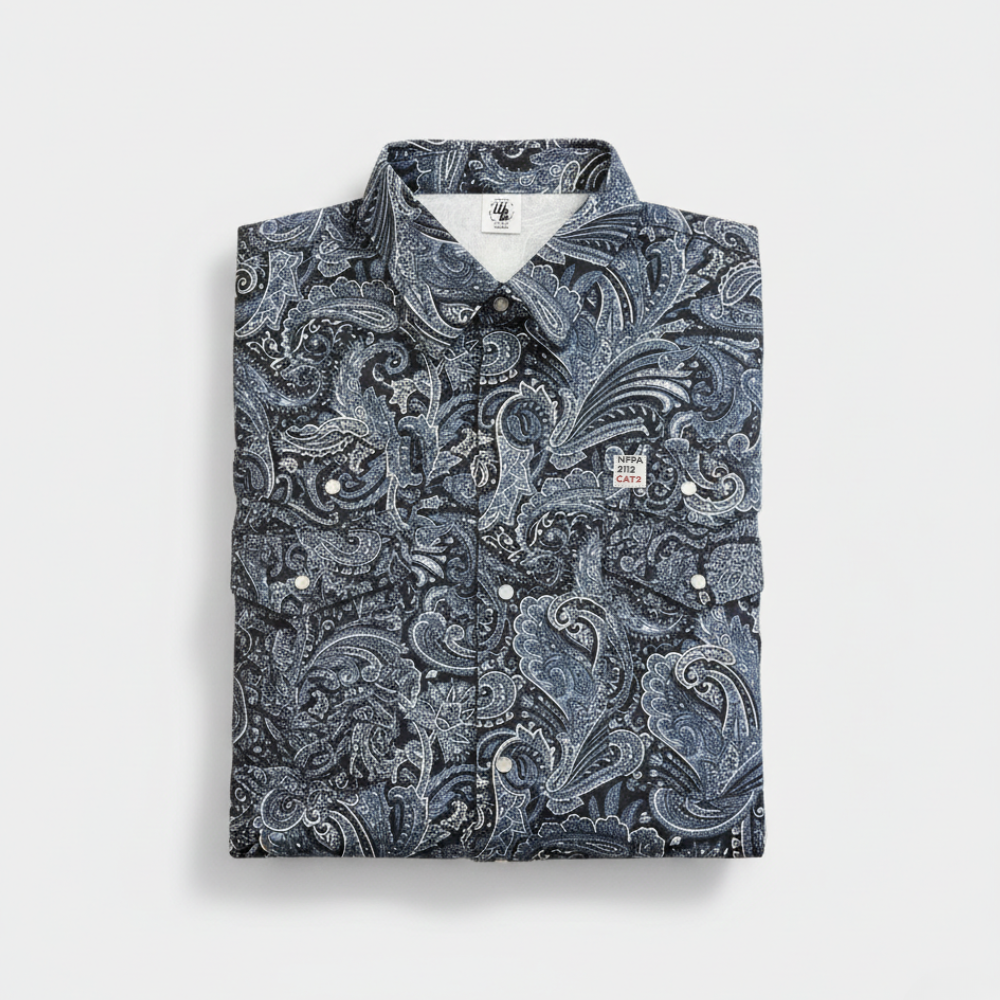 The Paisley FR Pearl Snap | WoahBros