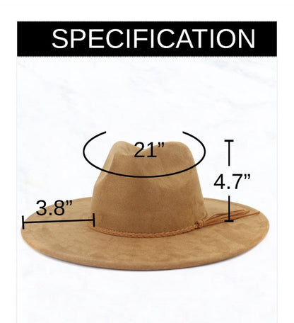 Floral leather hat band with howlite, view 10