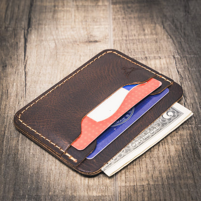 Pflugerville Card Wallet by Bull Sheath Leather, view 3