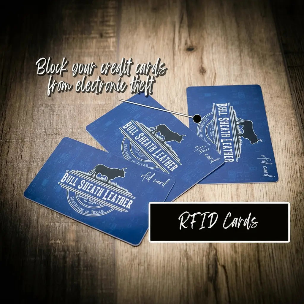 Tooled Western Vertical Wallet by Bull Sheath Leather, view 6