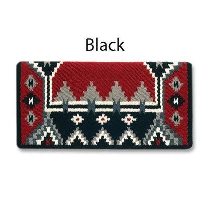 Enchanted Pines Gray Saddle Blanket by Mayatex, view 2