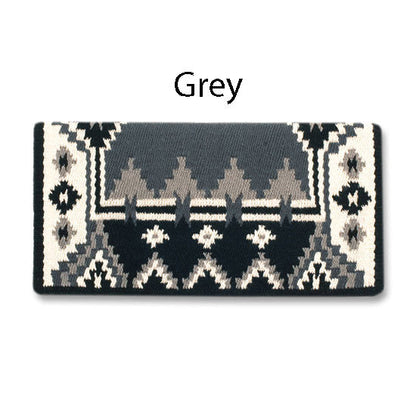 Enchanted Pines Gray Saddle Blanket by Mayatex