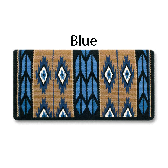 Flying Eagle Saddle Blanket, Chocolate and Indian Tan, view 4