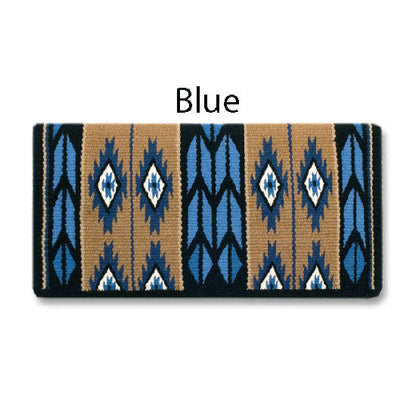 Flying Eagle Saddle Blanket, Chocolate and Indian Tan, view 4