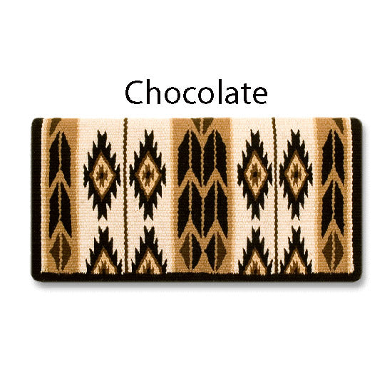 Flying Eagle Saddle Blanket, Black, Sand and Red Earth, view 3