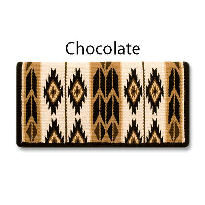 Flying Eagle Saddle Blanket, Black, Sand and Red Earth, view 3