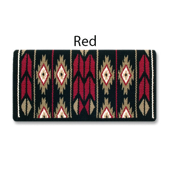 Flying Eagle Saddle Blanket, Black, Sand and Red Earth, view 6