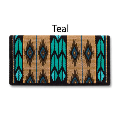Flying Eagle Saddle Blanket, Black, Sand and Red Earth, view 5