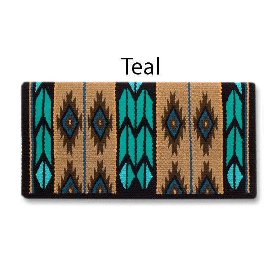 Flying Eagle Saddle Blanket, Chocolate and Indian Tan, view 5