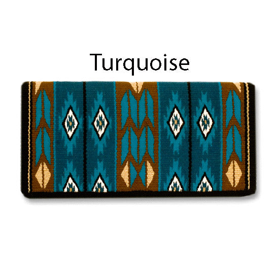 Flying Eagle Saddle Blanket, Black, Sand and Red Earth, view 2