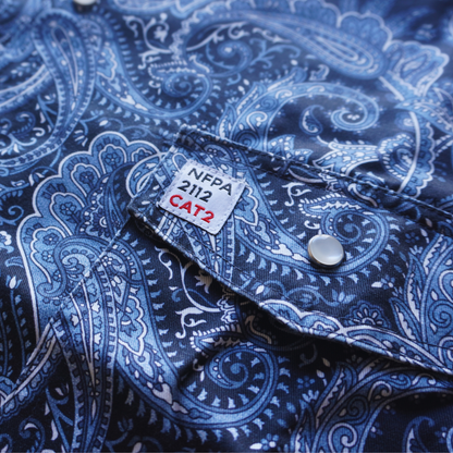 The Paisley FR Pearl Snap | WoahBros