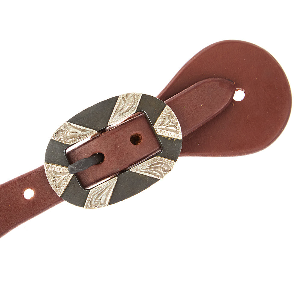 Men's Oval Bar Dove Wing Spur Straps, view 2