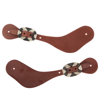 Men's Oval Bar Dove Wing Spur Straps, view 3