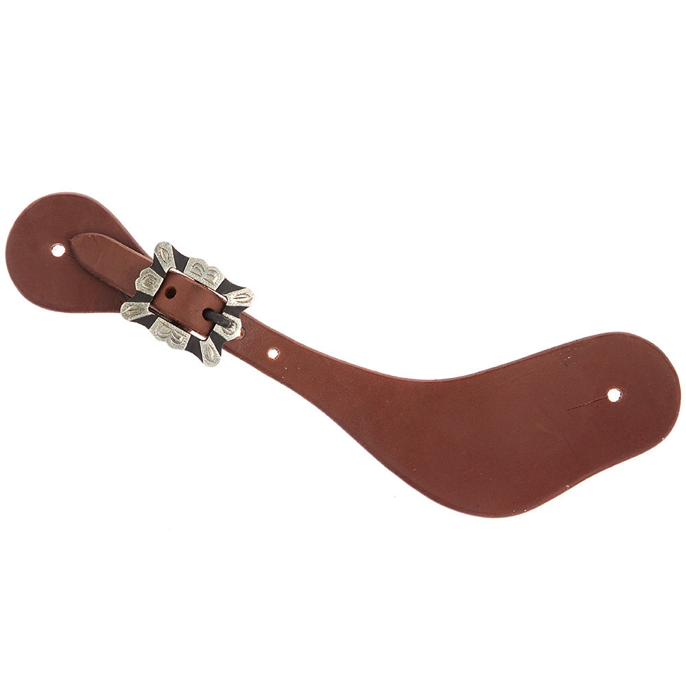 Men's Square Bar Dove Wing Spur Straps, view 4