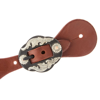 Double Flower Dove Wing Spur Straps, Ladies and Youth, view 2