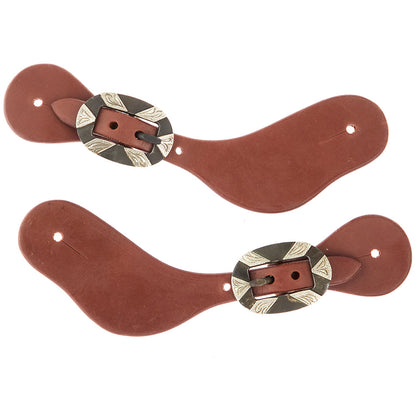 Oval Bar Dove Wing Spur Straps, Ladies and Youth, view 3