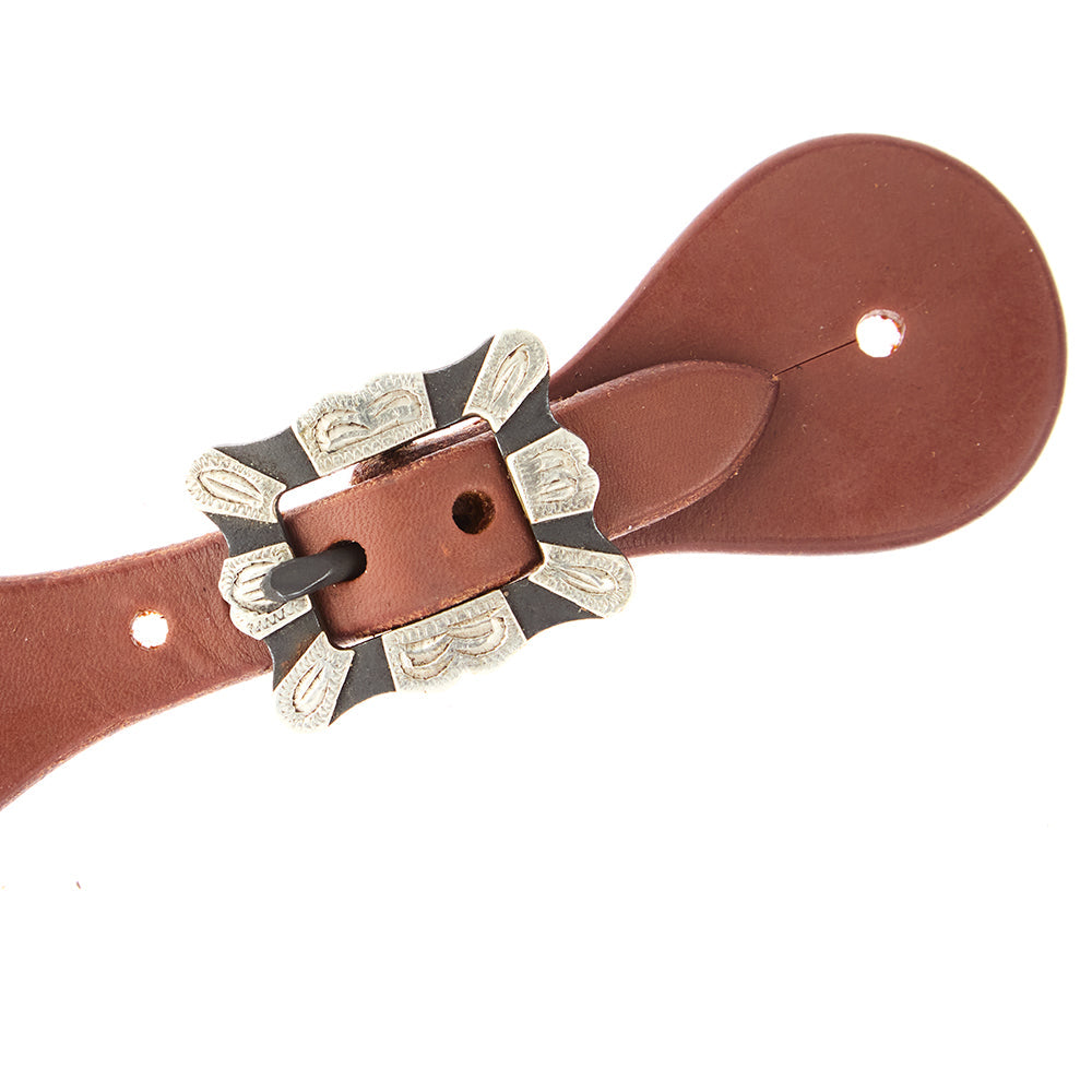 Square Bar Dove Wing Spur Straps, Ladies and Youth, view 2