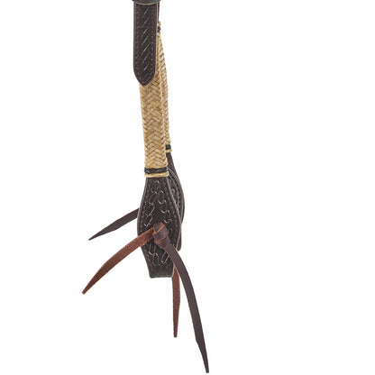 Shoo Fly Tassel Single Ear Headstall, Natural Rawhide, view 4