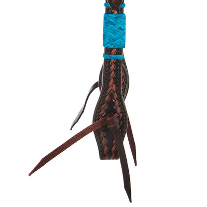 Turquoise Rawhide Single Ear Headstall, view 5