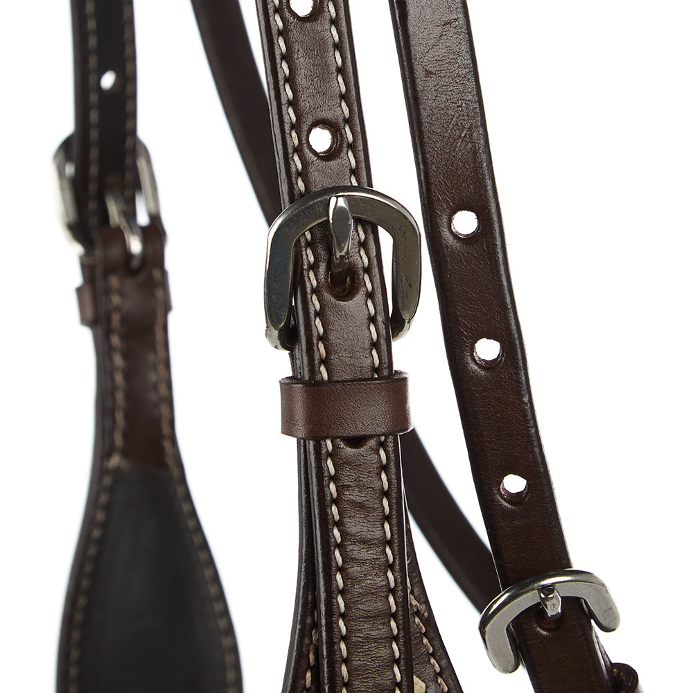 Scalloped Rawhide Browband Headstall, view 5