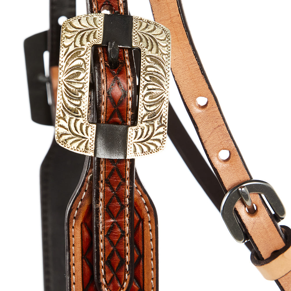 Chestnut Diamond Ranger Browband Headstall, view 3