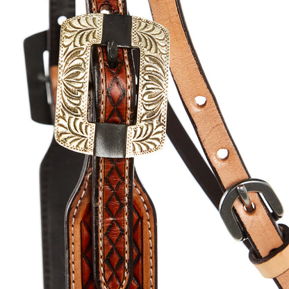 Chestnut Diamond Ranger Browband Headstall, view 3