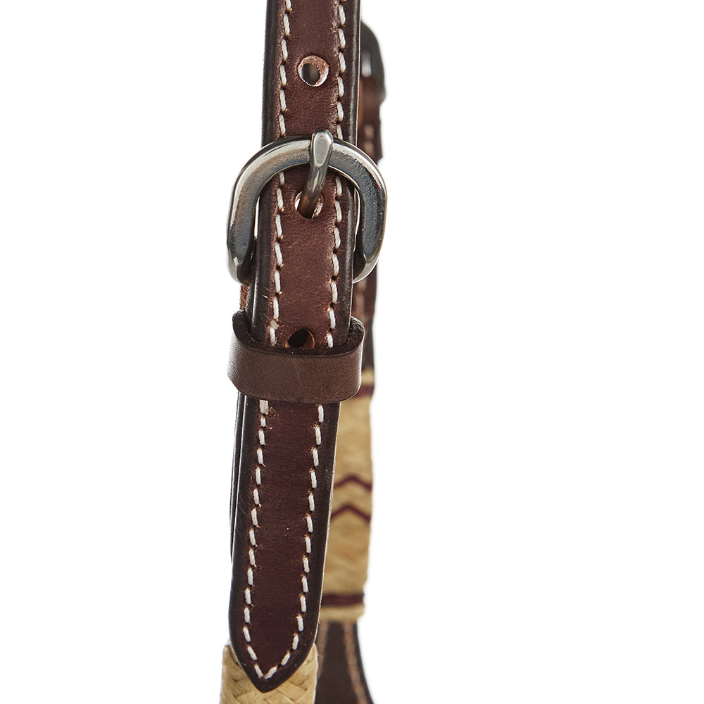 Chocolate Rawhide Quick Change Headstall, view 4