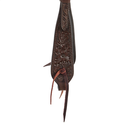 Chocolate Floral Single Ear Headstall, view 4