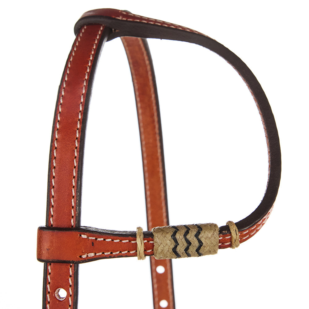 Chestnut Rawhide Quick Change Headstall, view 2