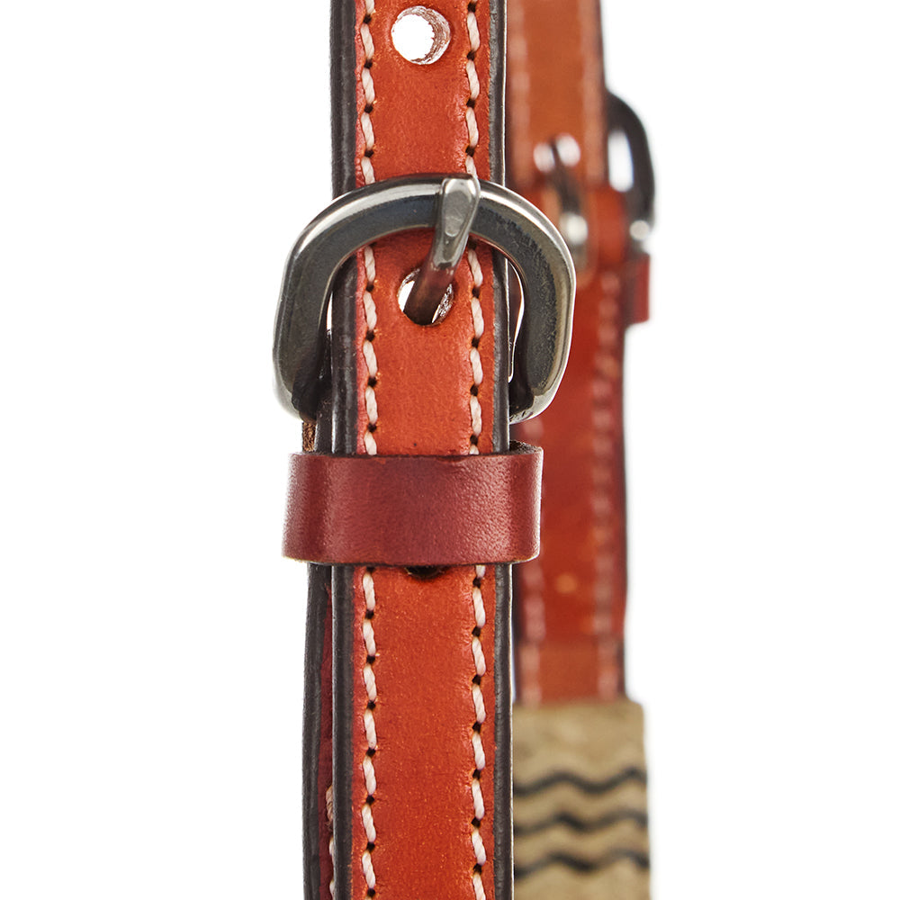 Chestnut Rawhide Quick Change Headstall, view 3