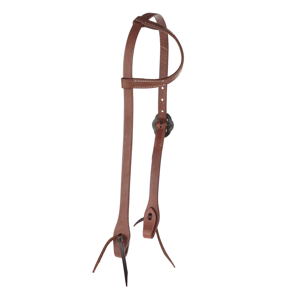 Double Flower Harness Single Ear Headstall, view 4