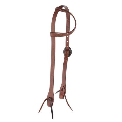 Double Flower Harness Single Ear Headstall, view 4