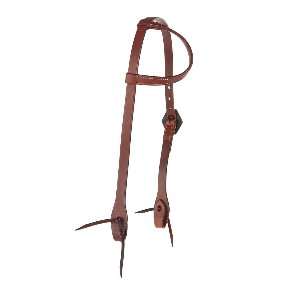 Floral Diamond Harness Single Ear Headstall, view 4