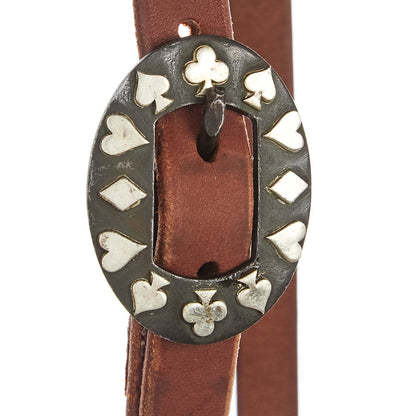 Card-Suit Harness Slit Ear Headstall, view 2
