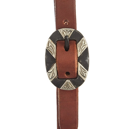 Oval Bar Harness Slit Ear Headstall, view 2