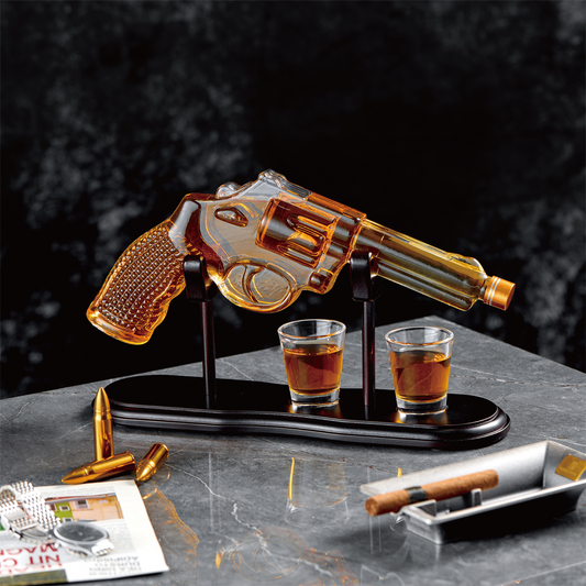 The Pistol Whiskey Decanter Set | CRAFTGEN