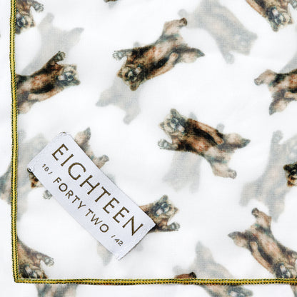 Bear motif chiffon scarf, view 2
