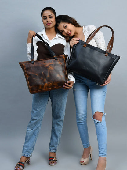 Buffalo Leather Office Tote by Classy Leather Bags, view 10