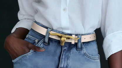 The Longhorn Head Women's Belt, view 12