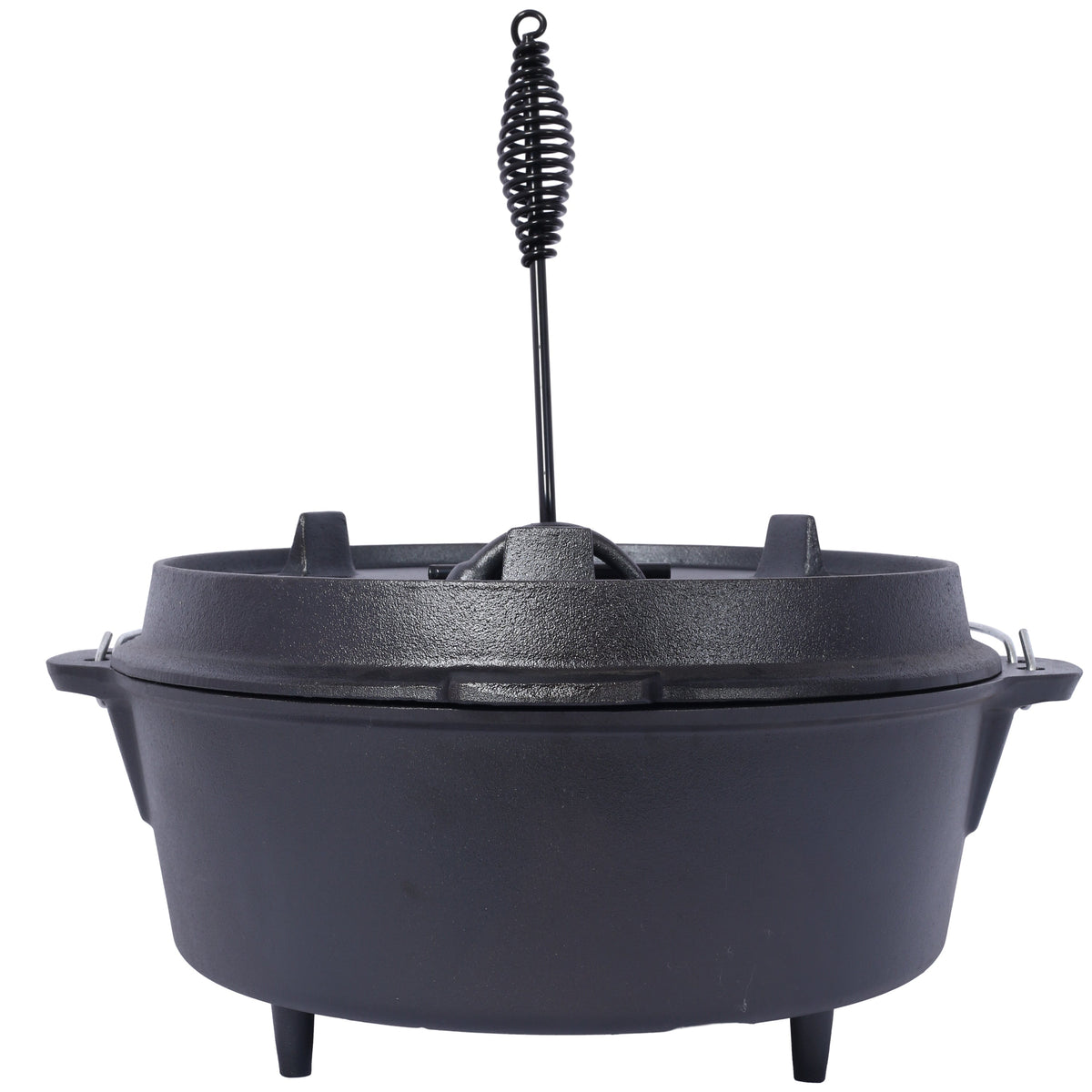The Camp Dutch Oven with Skillet Lid, 12 Quart | House of Zazla