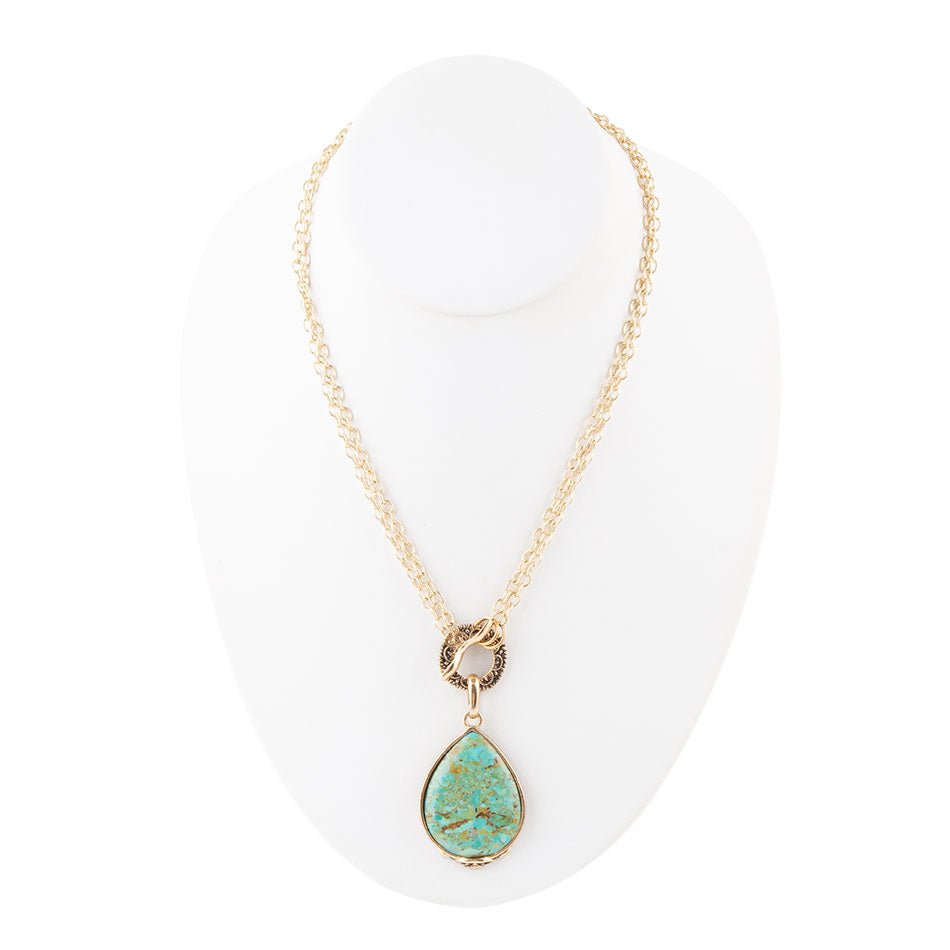 The Abby Turquoise Pendant, view 4