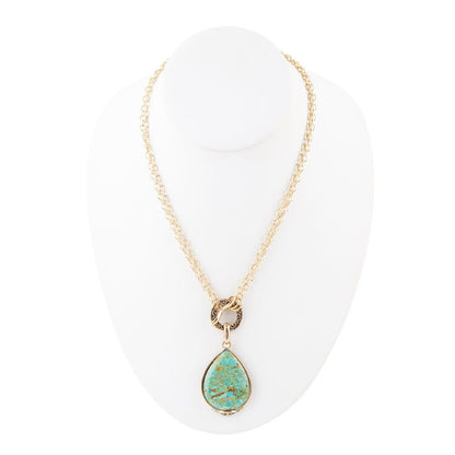 The Abby Turquoise Pendant, view 4